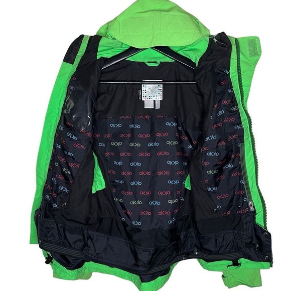 Burton AK Gore-Tex Snowboard Insulated Jacket Green Womens XS - Picture 7 of 8